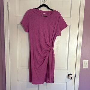 GAP Fuchsia Knot Mini Dress